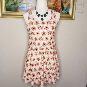 B. Darlin Pink Roses Print Floral Dress 5/6